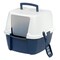 IRIS USA Jumbo Enclosed Hooded Cat Litter Box with Front Door Flap and Scoop